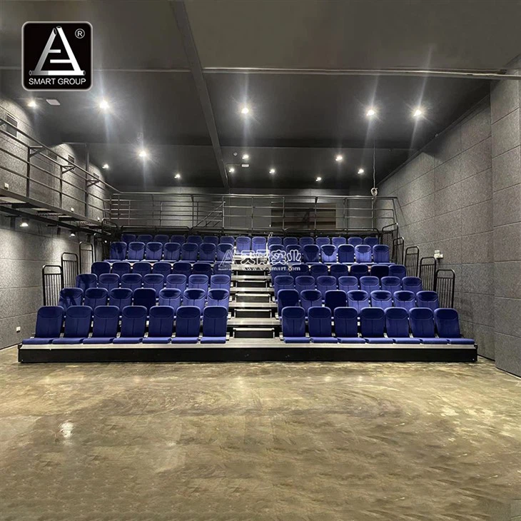 Electric Retractable Bleachers Seating - Durable, Foldable, and Customizable